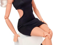 barbie jbh71 Кукла "barbie basics model 02" Блондинка в черном мини-платье