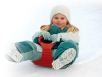 dantoy 6740 placa de zăpadă cu maner frontal (51 cm) in sort.  