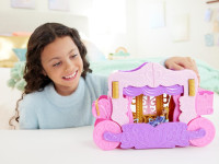disney princess hwx17 Игровой набор 2 в 1 "Карета-замок с мини куклой"