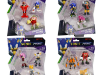 sonic the hedgehog son2020 set eroi sonic (3 buc/6,5 cm) in sort