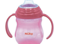 nuby nv0406013 cupa de invatare cu sistem anti-varsare (6m+) 270 ml.