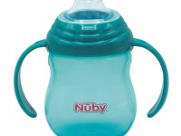 nuby nv0406013 cupa de invatare cu sistem anti-varsare (6m+) 270 ml.