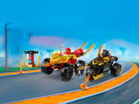 lego ninjago 71789 Конструктор "Кай и Рас: Битва на машине и мотоцикле" (103дет.)