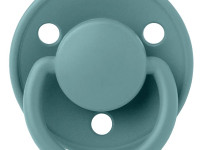 bibs Пустышка круглая силиконовая de lux (0-36 м.) island sea