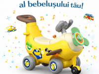 hola toys he9983 mașinuță avion 4-&icirc;n-1 "banana"