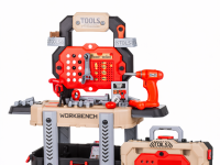 chipolino dipk002433tt set de joacă 2 &icirc;n 1 "masă de scule &icirc;ntr-o valiză" (78 pсs)