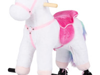 chipolino rhwso02502pink unicorn muzical pe roți (roz)