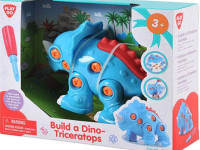 playgo 2044 Игровой набор "Собери динозавра: Трицератопс"