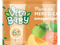 vita baby Пюре яблоко-абрикос 180 гр.(6+)
