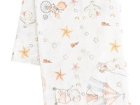 new baby 58851 Фланелевая пеленка "Цирк" (70х80 см.)