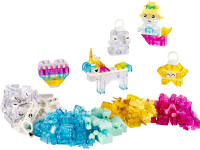 lego classic 11040 constructor "cutie magică cu blocuri transparente" (340 el.)