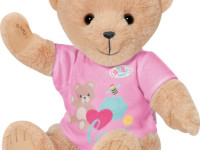 zapf creation 835609 jucărie moale "bear baby born" roz