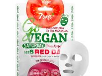7days go vegan Тканевая маска для лица saturday 25г 470050