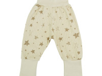 minikin 242130362-68 Набор из 3 ед. растущий "simple" (р.62-68) бежевый звёзды