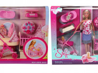 simba 5730861 set de joc "steffi cu un nou-născut" (ass.)