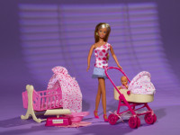 simba 5730861 set de joc "steffi cu un nou-născut" (ass.)