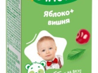 "Маленькое счастье" Нектар Яблоко-Вишня 200 мл. (5 м+)