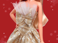 barbie jbh95 păpușă de colecție "holiday 2025" blondă