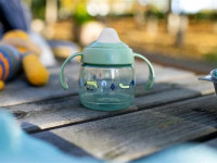 tommee tippee tt0387 cana cu cioc moale "sippee" roz (4 luni+) 190 ml.