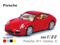 msz 68374m model metalic "porsche 911 carrera s, 1:32" (in sort.)