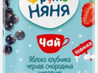 ФрутоНяня ceai de mere, căpșuni, coacăze negre și măceșe 200 ml. (12 luni+)
