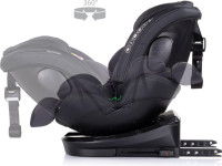 chipolino scaun auto isofix 360 hypconic stkhyp0253an gr. 0+/1/2/3 (40-150 cm) antracit