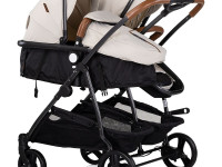 chipolino carucior pentru gemeni duo smart kbds02505bi biscotta