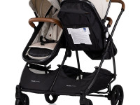 chipolino carucior pentru gemeni duo smart kbds02505bi biscotta