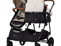 chipolino carucior pentru gemeni duo smart kbds02505bi biscotta