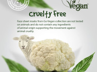 7days go vegan masca de țesut pentru față wednesday green day, 25 g