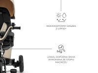 kinderkraft Трицикл easytwist бежевый