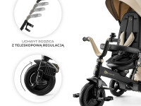 kinderkraft Трицикл easytwist бежевый