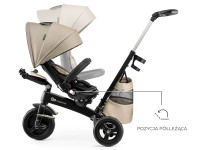 kinderkraft Трицикл easytwist бежевый