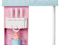 barbie hcn46 set de joc barbie "magazin de înghețată"