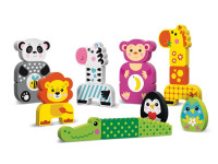 kids hits kh20/001 cuburi din lemn "friendly zoo"