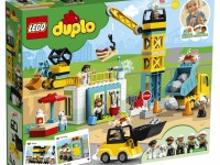 lego duplo 10933 Конструктор "Башенный кран на стройке" (123 дет.)