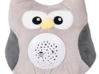 chipolino pil02513lowl jucărie de pluș cu proiector și muzică "bufniță"