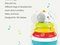 hola toys 3136 Пирамидка-неваляшка "Единорог"