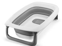 kinderkraft Пеленальный столик с ванной bubbly серый