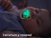 avent scf376/32 suzera din silicon ultra air night (18 m+) 2 buc.