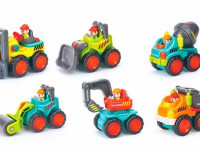 hola toys 3116b mașina "echipamente de construcții" în sort.