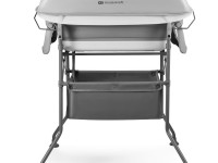kinderkraft Пеленальный столик с ванной bubbly серый