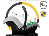 kinderkraft carucior 4in1 newly + mink pro cu baza gri