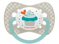 canpol 23/284 suzeta din silicon simetrica "cupcake" (18m+) 1 buc. 