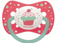 canpol 23/284 suzeta din silicon simetrica "cupcake" (18m+) 1 buc. 