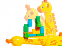 molto 20485 jucărie interactivă cu blocuri "girafa"