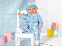 zapf creation 832592 Набор одежды для куклы "baby born deluxe jeans overall" (43 см.)