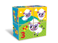 kids hits kh20/022 cuburi de lemn "ferma"
