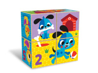 kids hits kh20/022 cuburi de lemn "ferma"