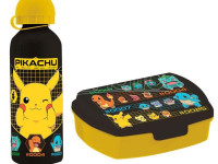 kids licensing pk00035 lunch box+sticla pentru apa aluminiu "pokemon"